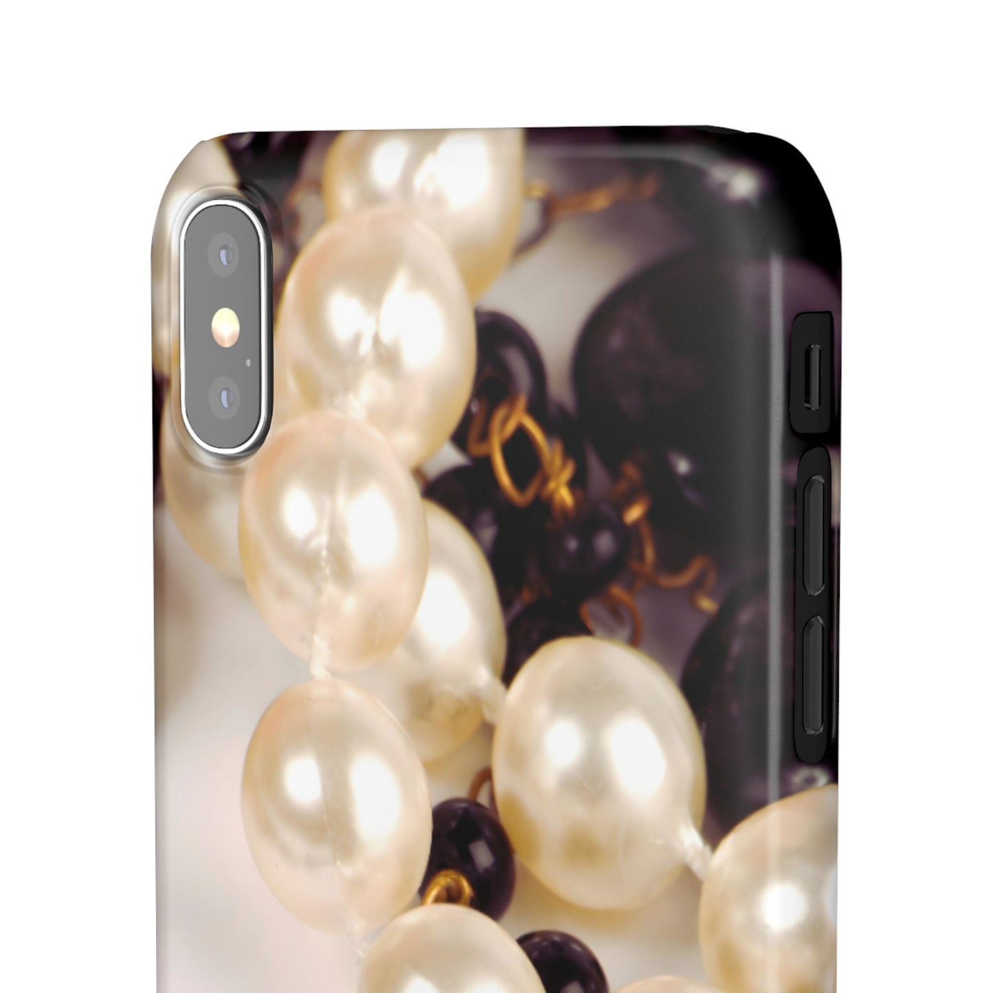 Snap Phone Case – Noir Pearl