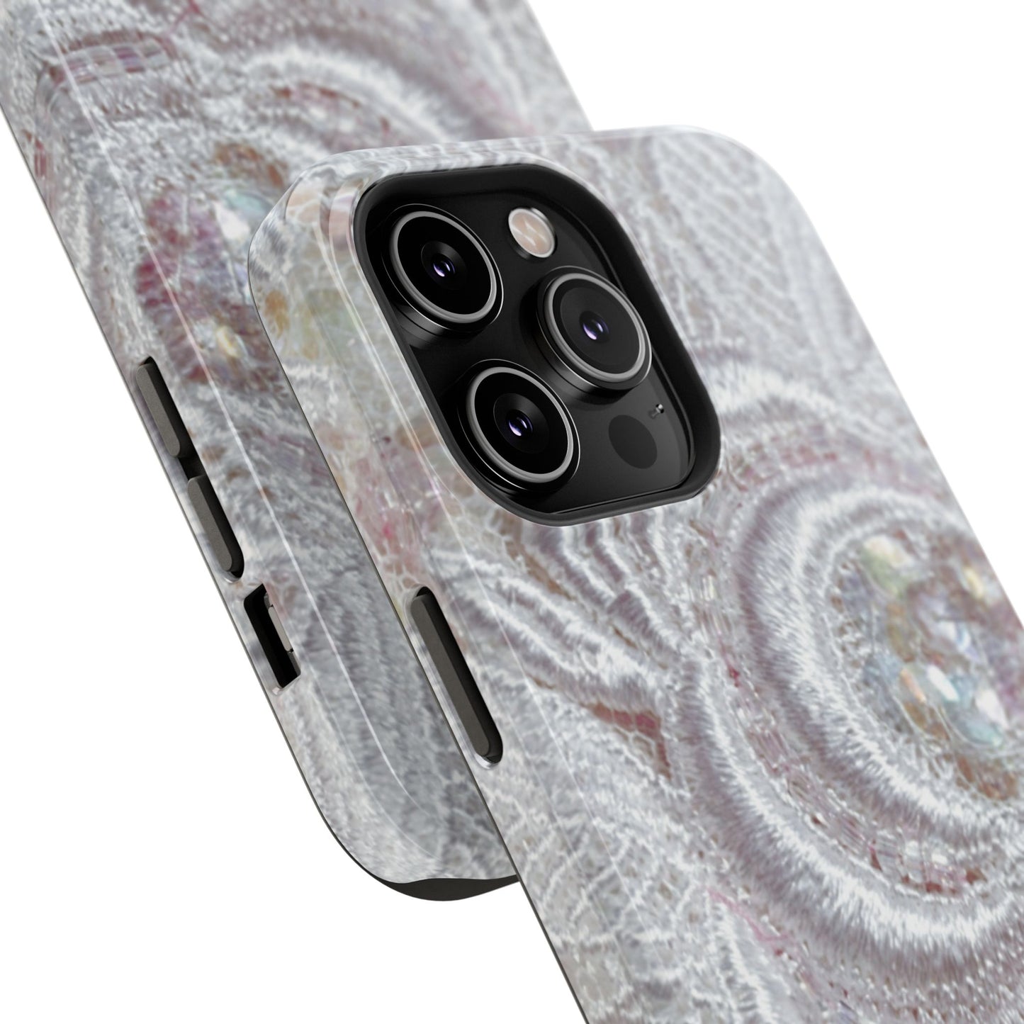 Impact-Resistant Phone Case – Lace Veil