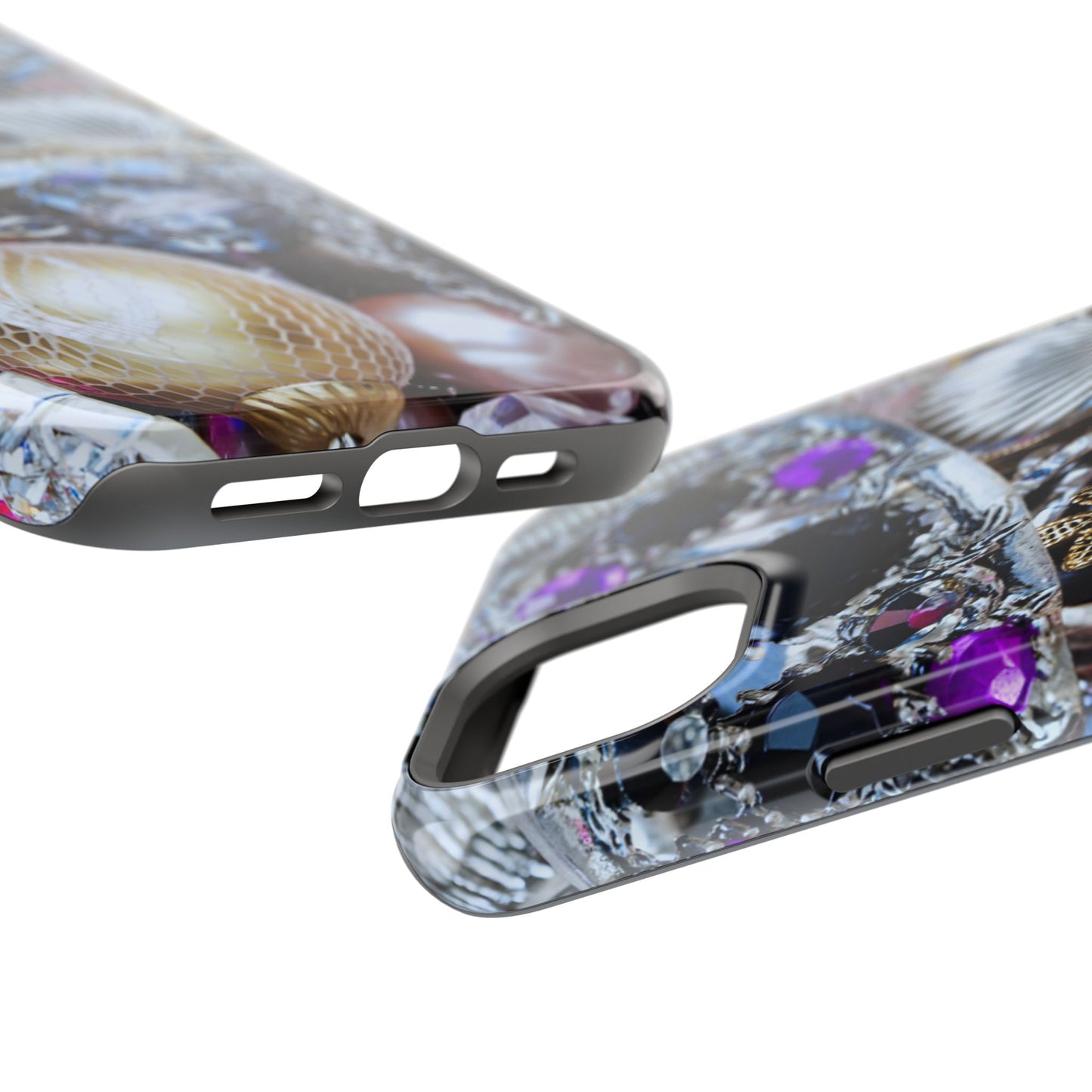 Wireless-Charging Compatible Case – Chrome Jewel