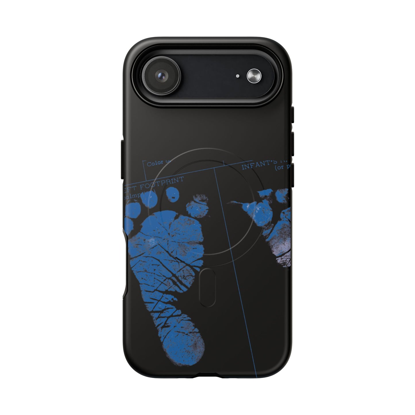 Protective Magnetic Phone Case – Mom’s Little Blue Footprints