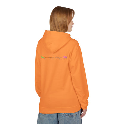 Midweight Fleece Hoodie – 215 Connected Logo Relaxed Fit