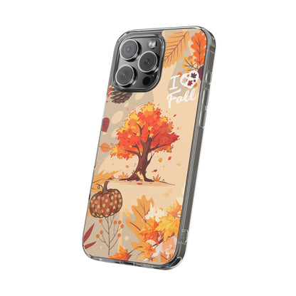 Clear Phone Case – Fall in Love