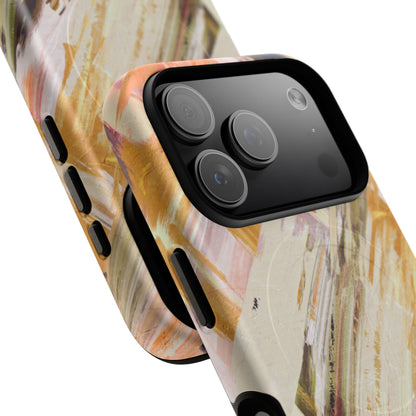 Protective Magnetic Phone Case – Brush & Bronze
