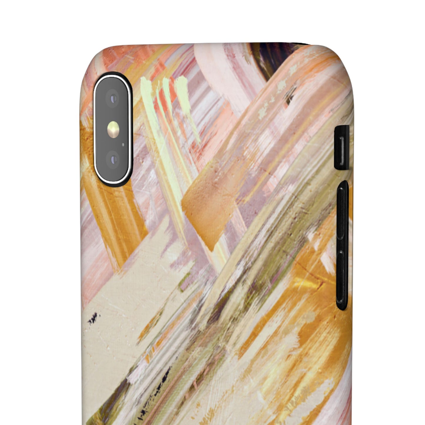 Snap Phone Case – Brush & Bronze