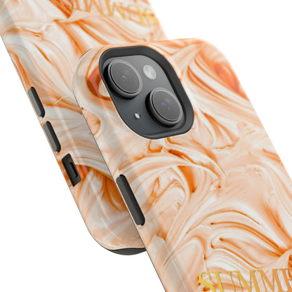 Impact-Resistant Phone Case – Peach Sorbet