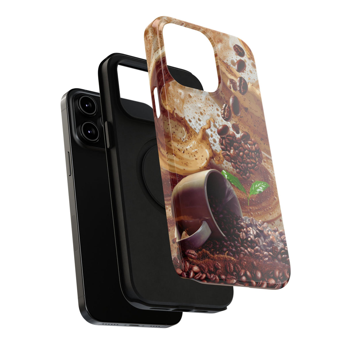 Impact-Resistant Phone Case – Love at First Sip – Compatible with iPhone 11–17 & Samsung Galaxy S22–S26 Series