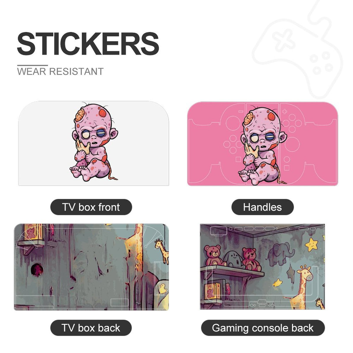 Console Skin Kit – Little Nightmare