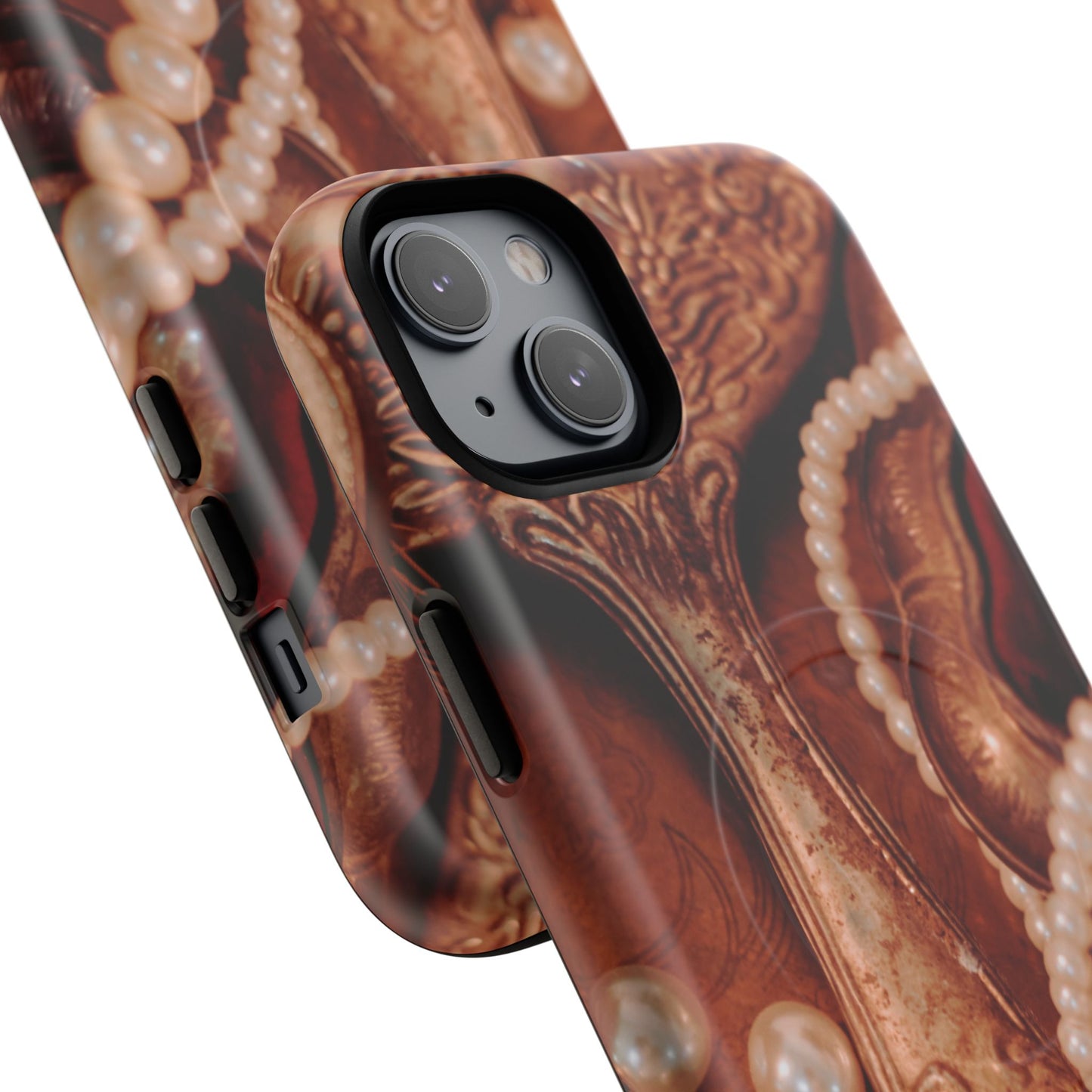 Protective Magnetic Phone Case – Bronze Vanity
