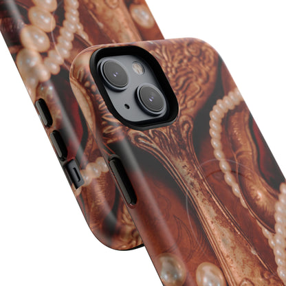 Protective Magnetic Phone Case – Bronze Vanity