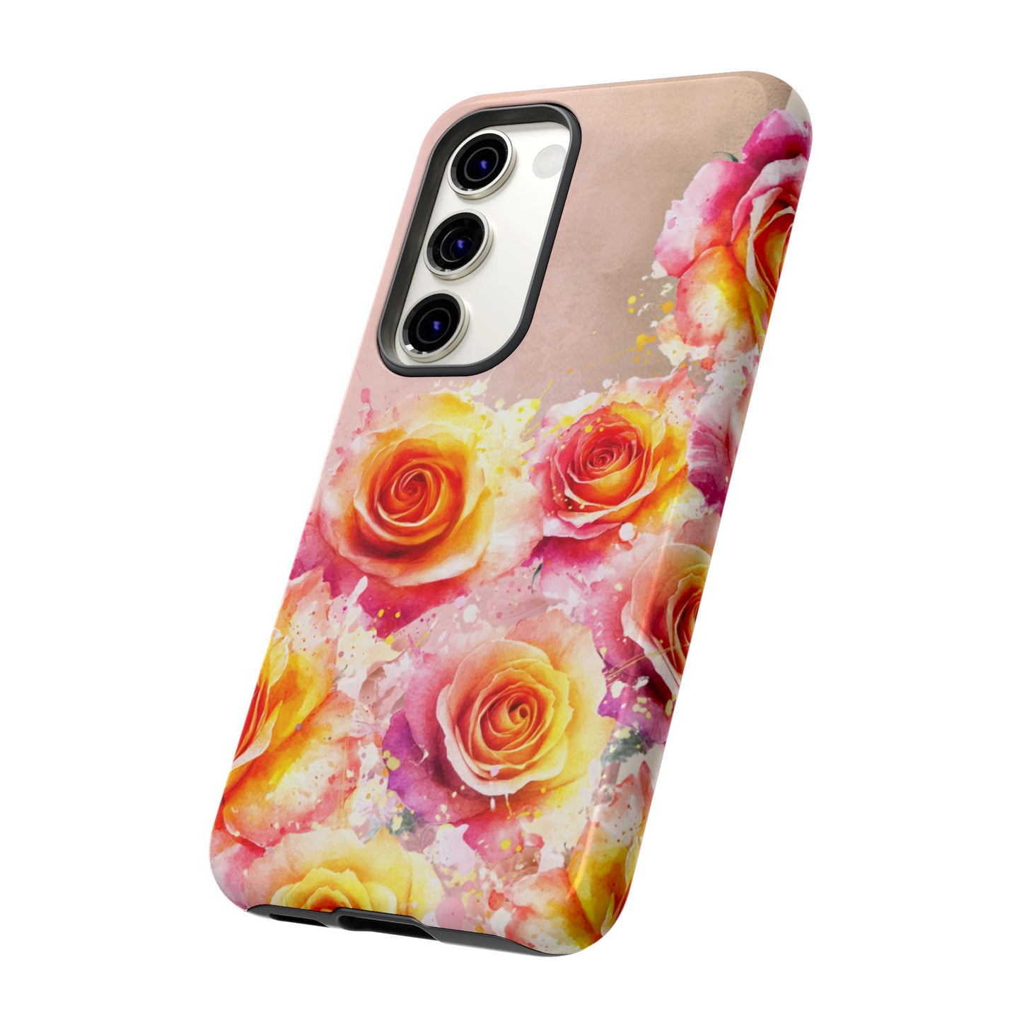 Protective Phone Case – Sunset Roses