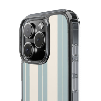 Clear Phone Case – Coastal Stripe