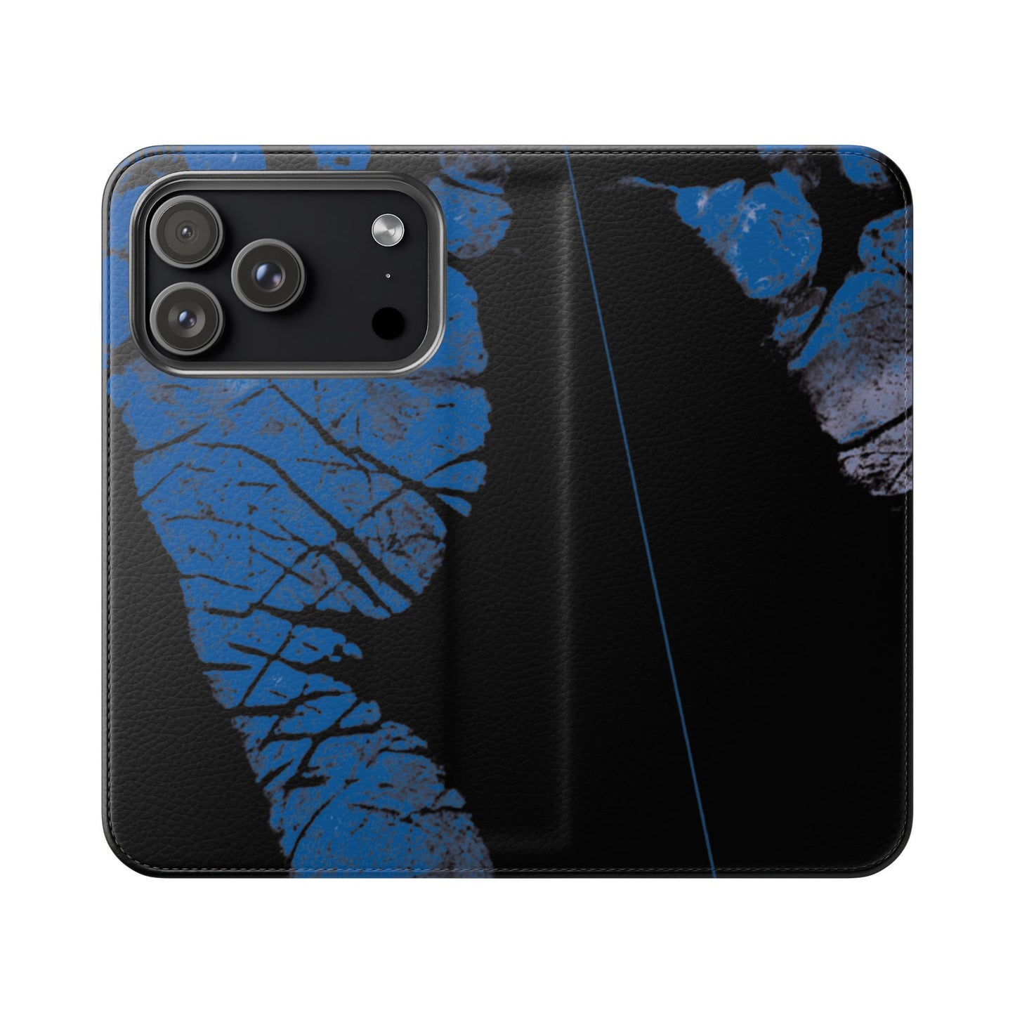 Flip Case – Mom’s Little Blue Footprints