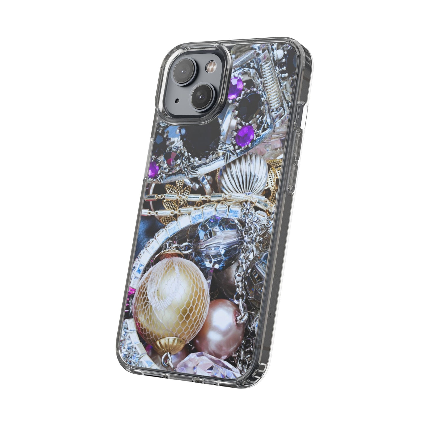 Clear Phone Case – Chrome Jewel