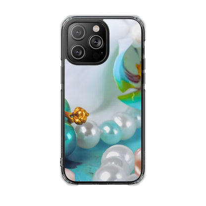 Clear Magnetic Phone Case – Mermaid's Pearl