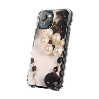 Clear Magnetic Phone Case – Noir Pearl