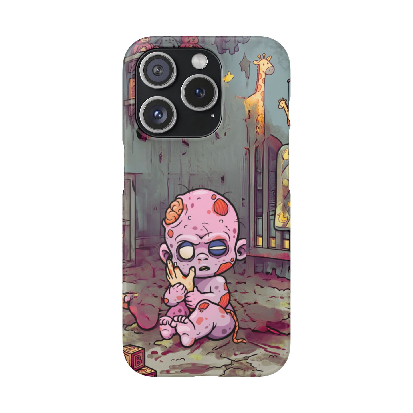 Phone Case — Creepy Cute Zombie Baby Nursery Design