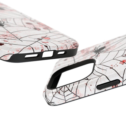 Impact-Resistant Phone Case – Blood Web