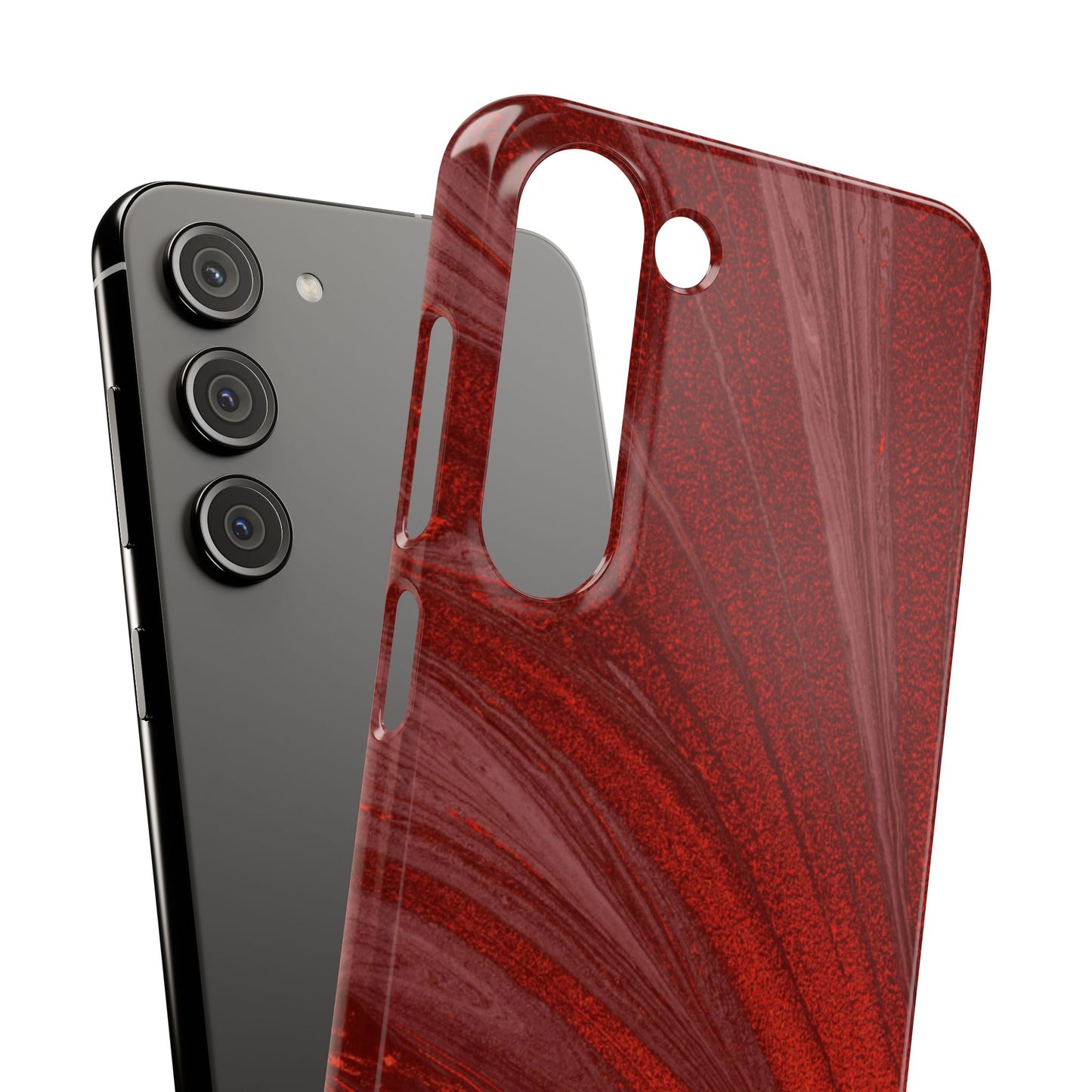 Snap Phone Case – Crimson Current