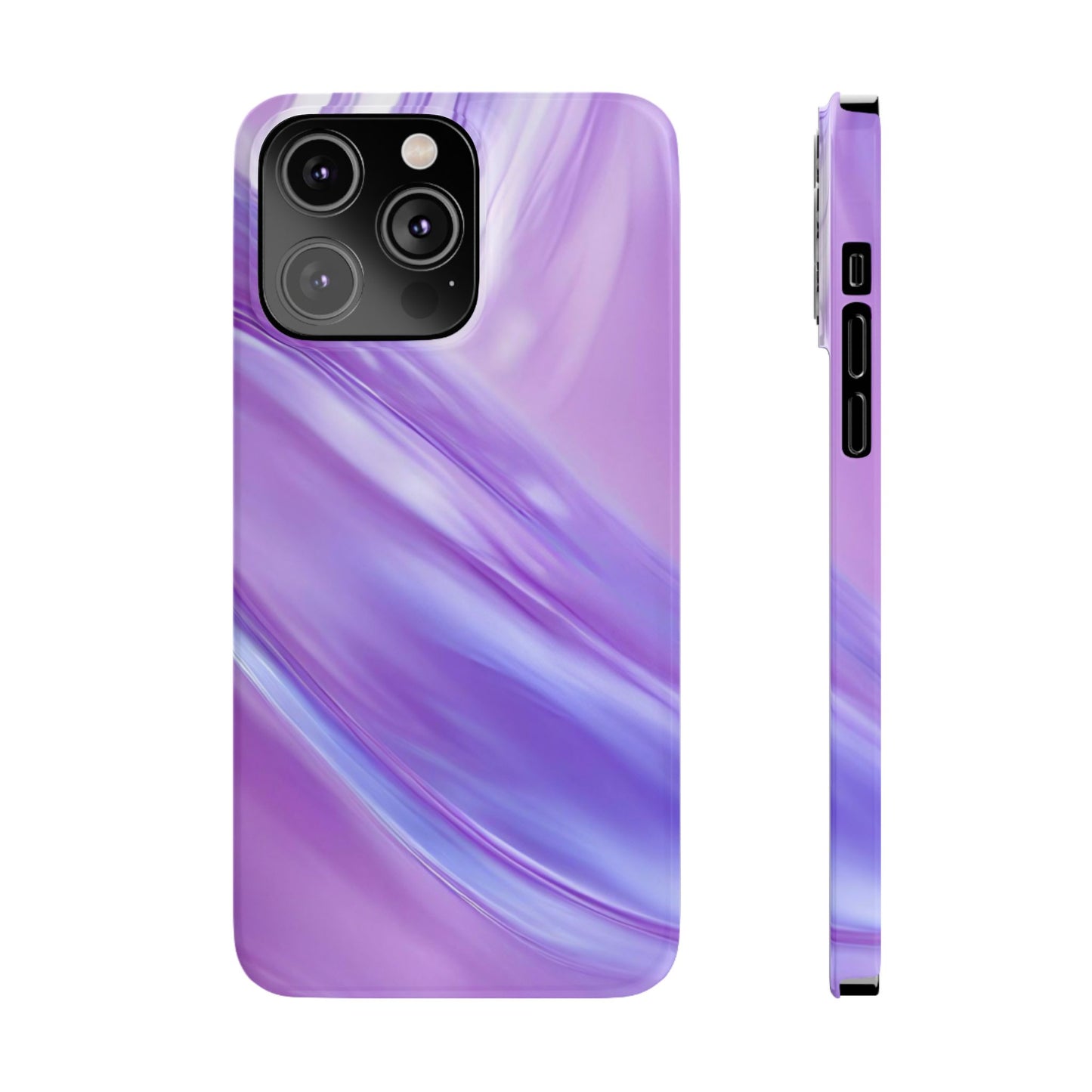 Slim Phone Case – Lavender Wave