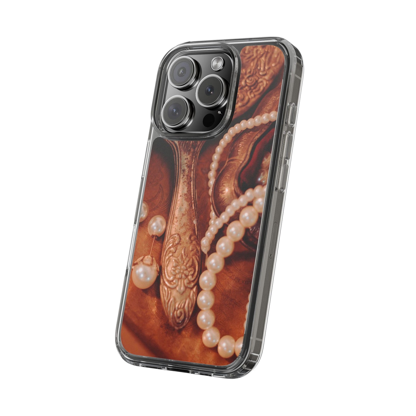 Clear Phone Case – Bronze Vanity