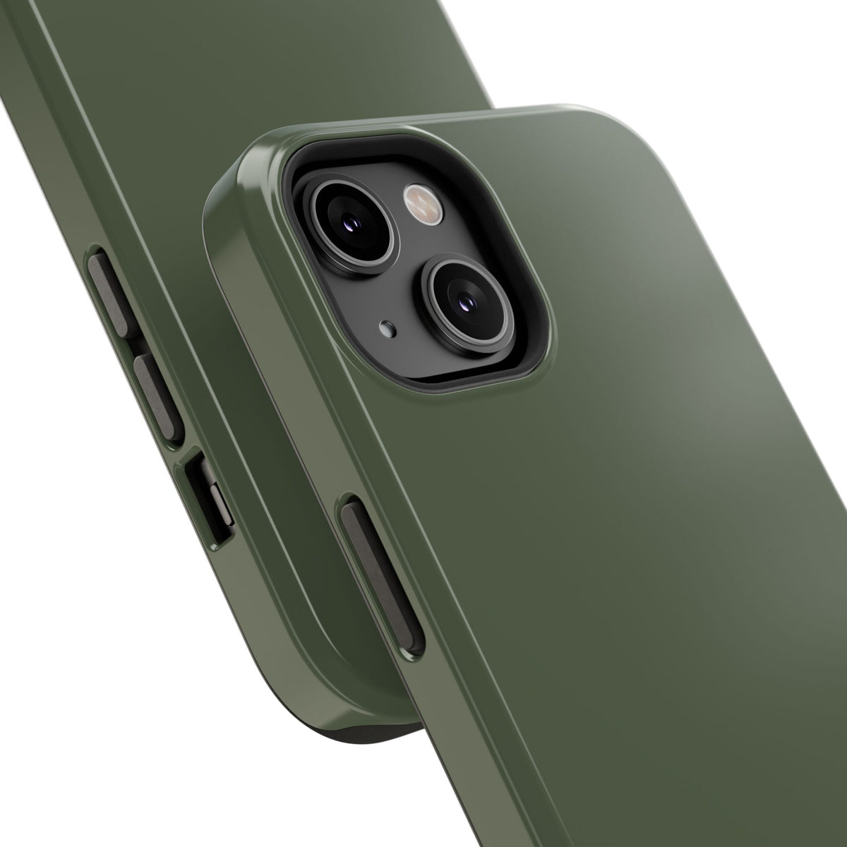 Impact-Resistant Phone Case — Military Green Protective Shockproof Cover