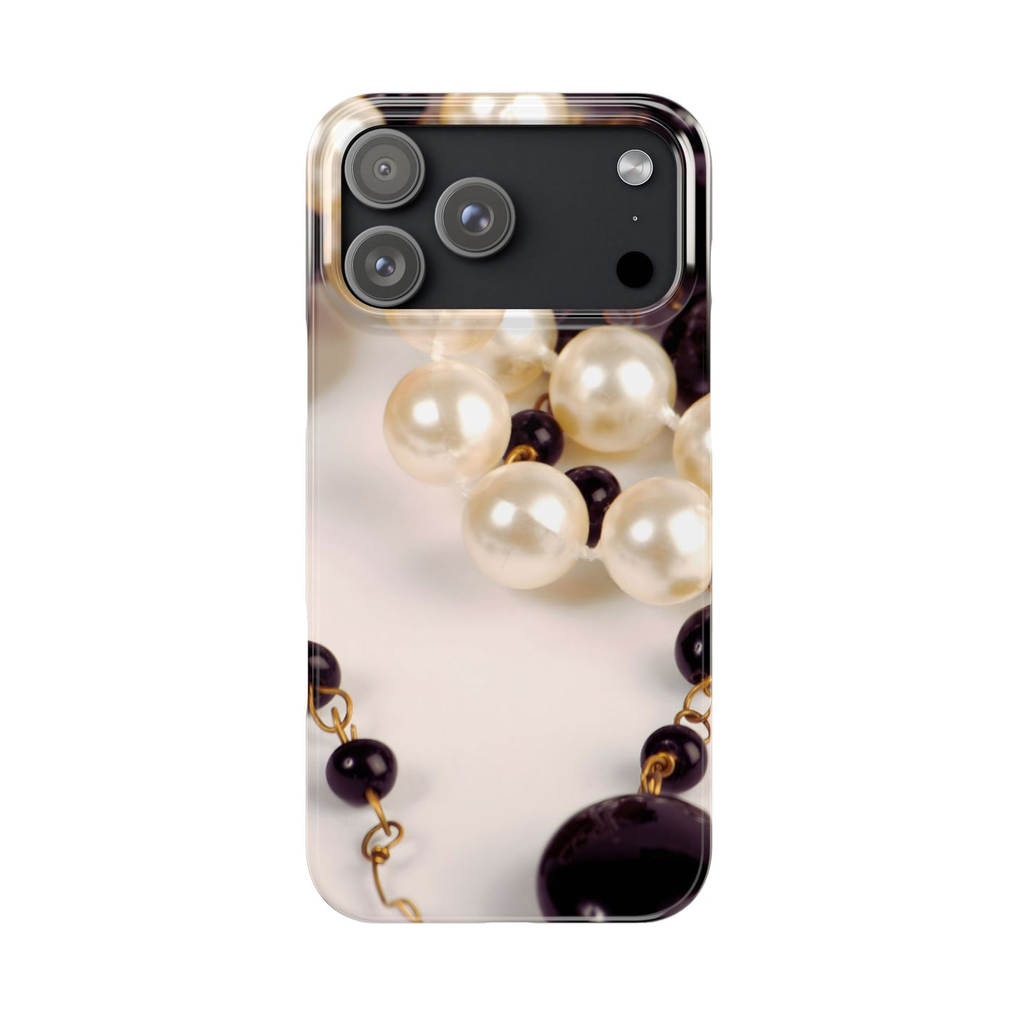 Slim Phone Case – Noir Pearl