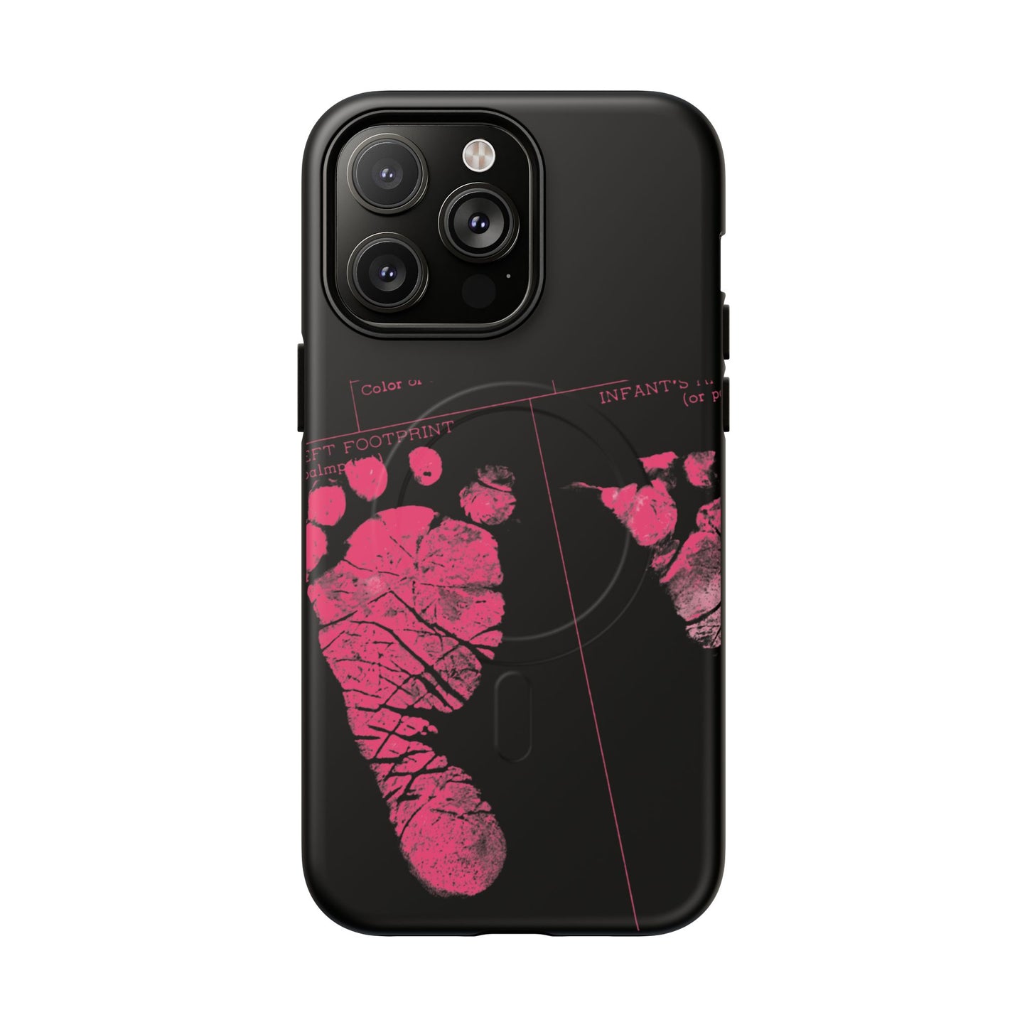 Protective Magnetic Phone Case – Mom’s Little Pink Footprints