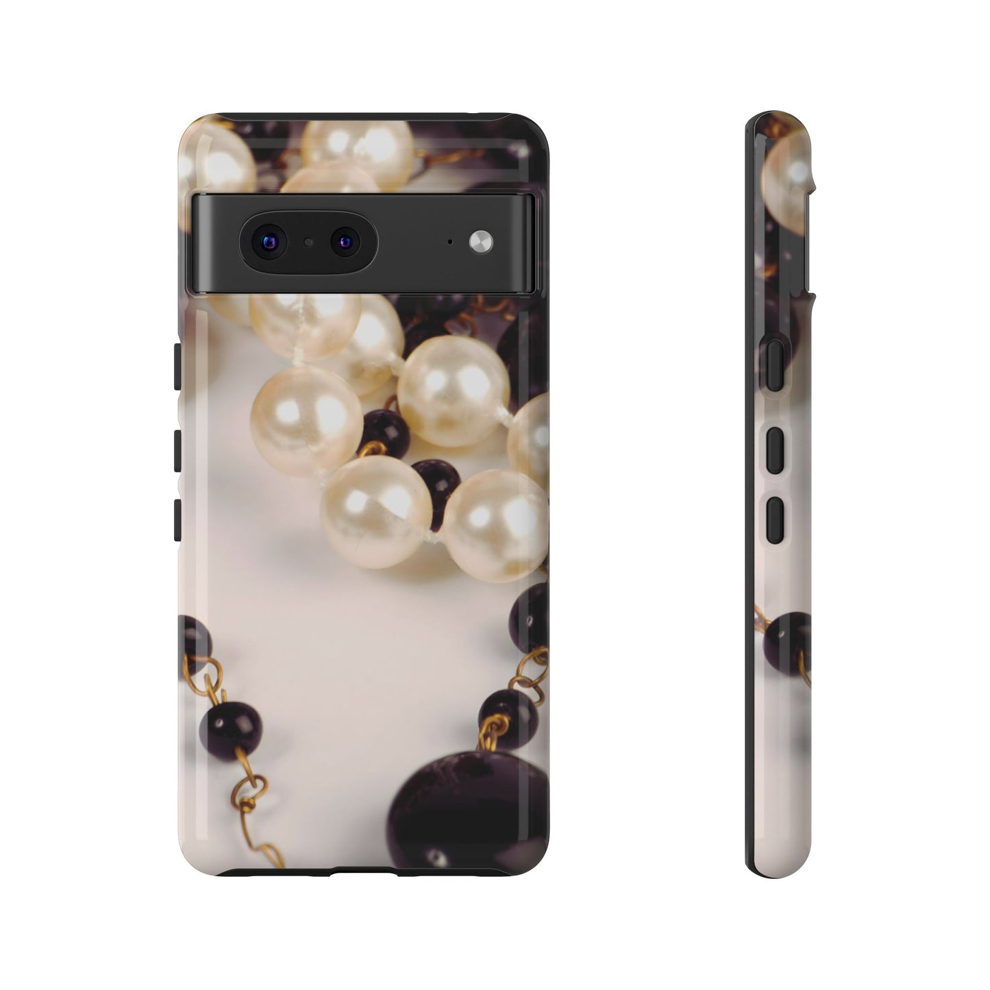 Protective Phone Case – Noir Pearl