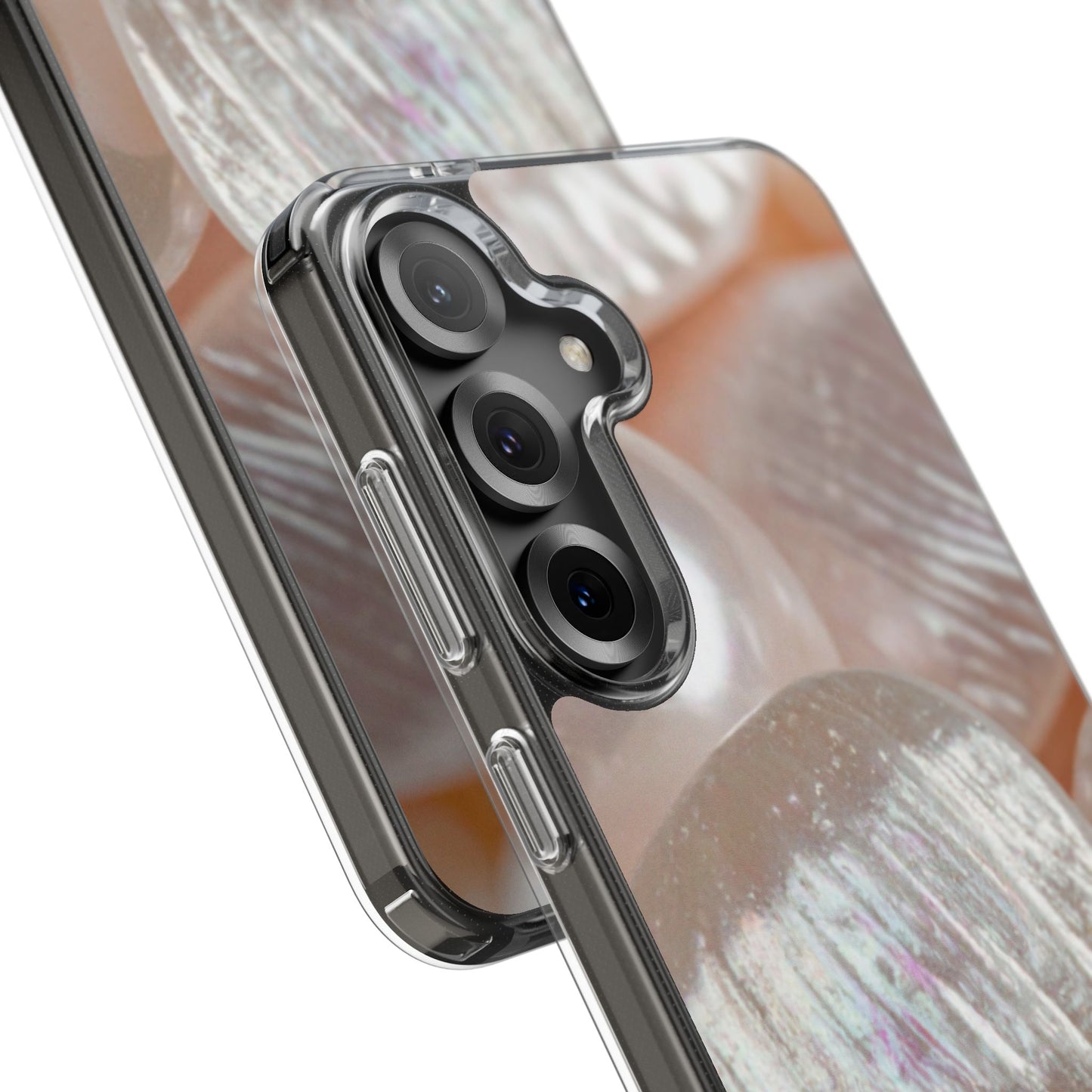 Clear Phone Case – Blush Pearl