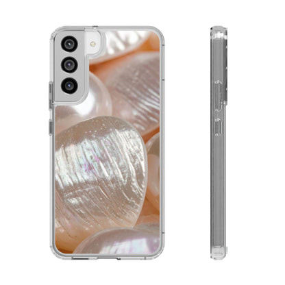 Clear Phone Case – Blush Pearl