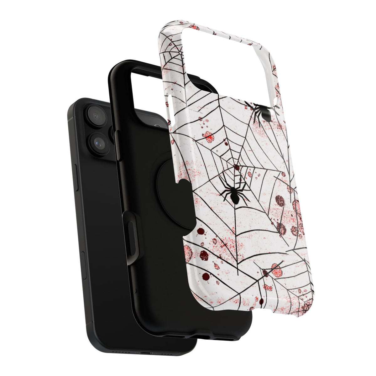 Impact-Resistant Phone Case – Blood Web