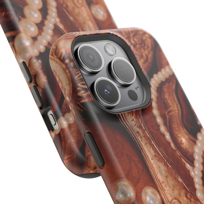 Impact-Resistant Phone Case – Bronze Vanity