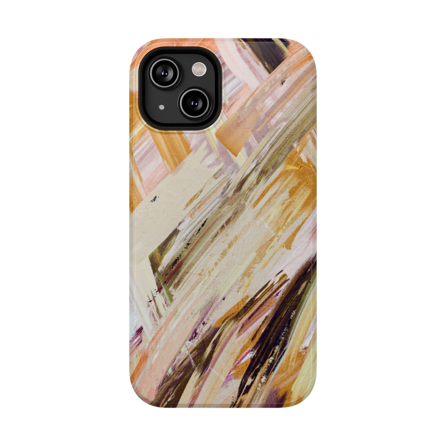 Impact-Resistant Phone Case – Brush & Bronze