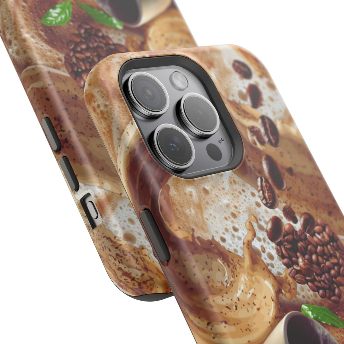 Impact-Resistant Phone Case – Love at First Sip – Compatible with iPhone 11–17 & Samsung Galaxy S22–S26 Series