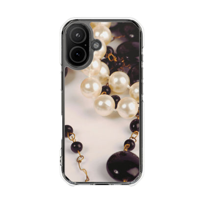 Clear Magnetic Phone Case – Noir Pearl