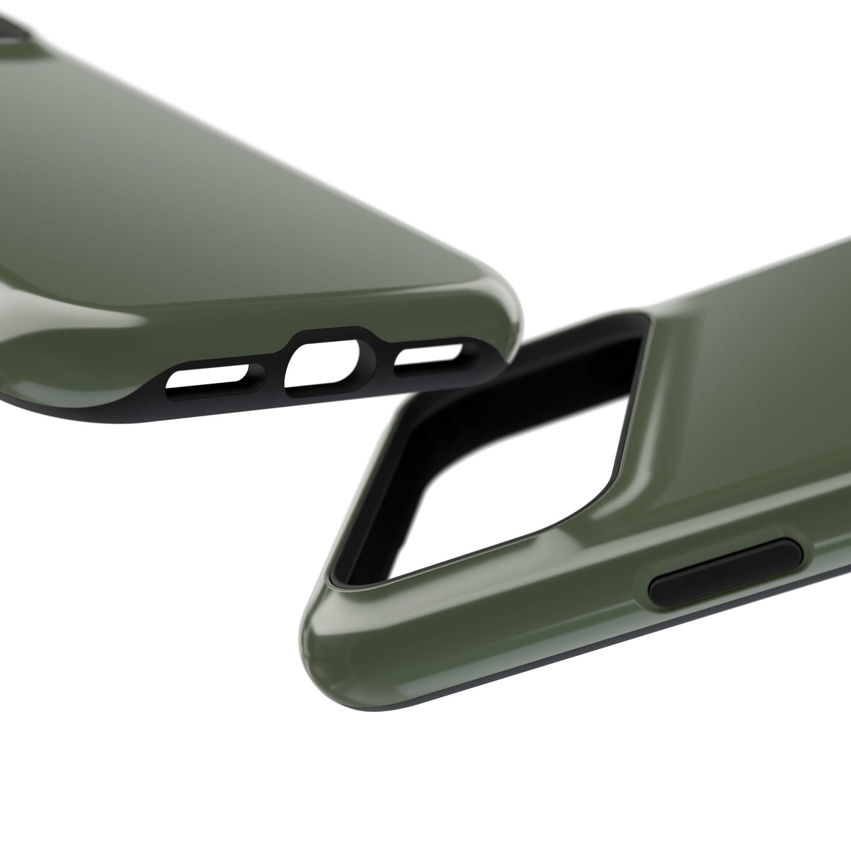 Impact-Resistant Phone Case — Military Green Protective Shockproof Cover