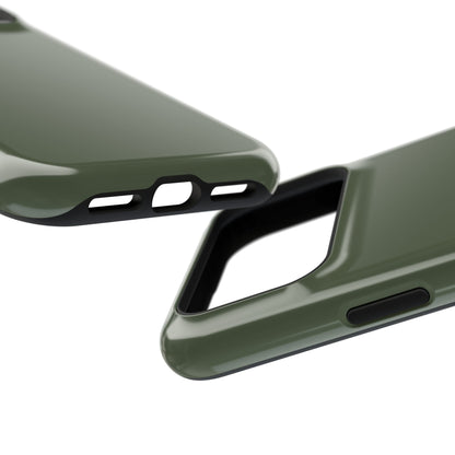 Impact-Resistant Phone Case — Military Green Protective Shockproof Cover