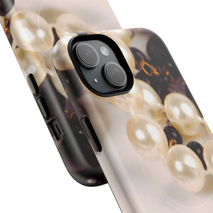 Protective Magnetic Phone Case – Noir Pearl