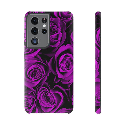 Protective Phone Case – Amethyst Roses