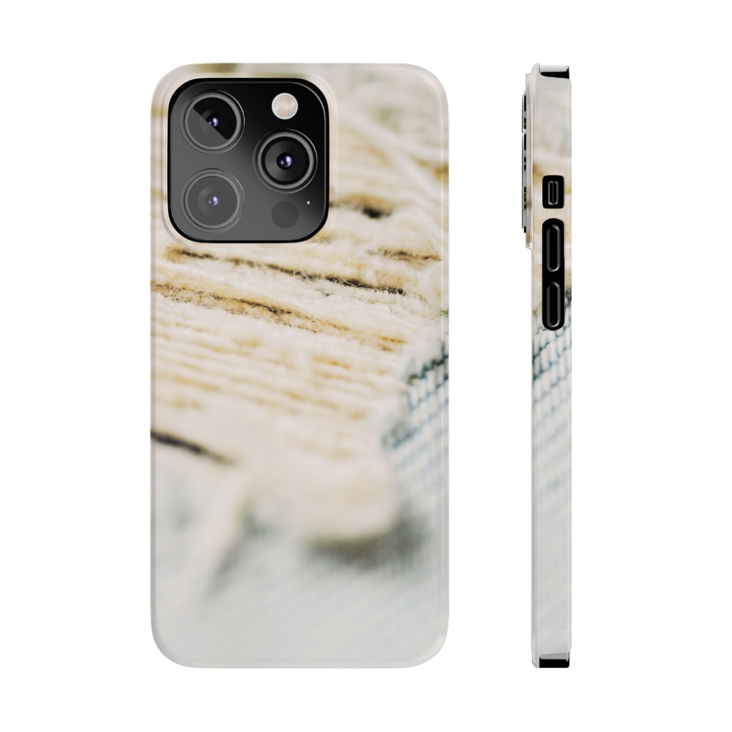 Slim Phone Case – Woven Warmth