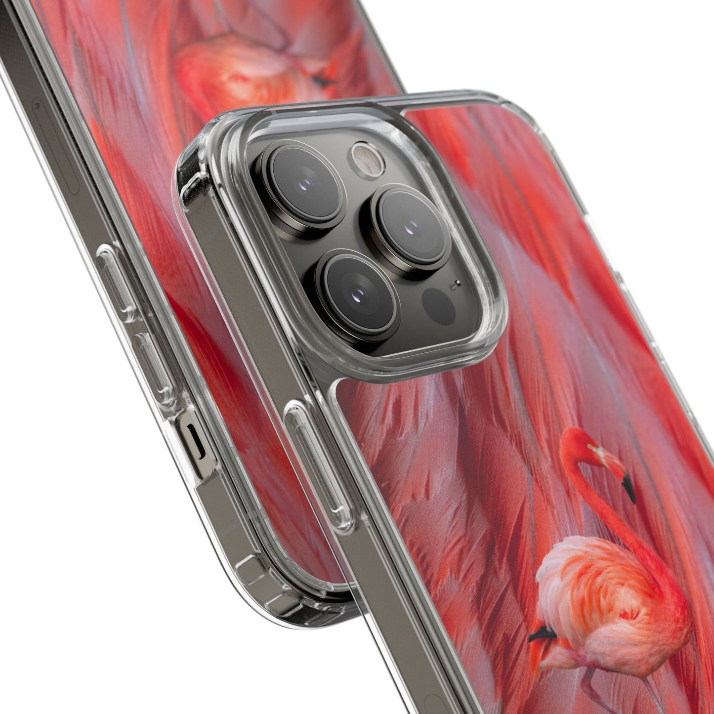 Clear Phone Case – Scarlet Plume