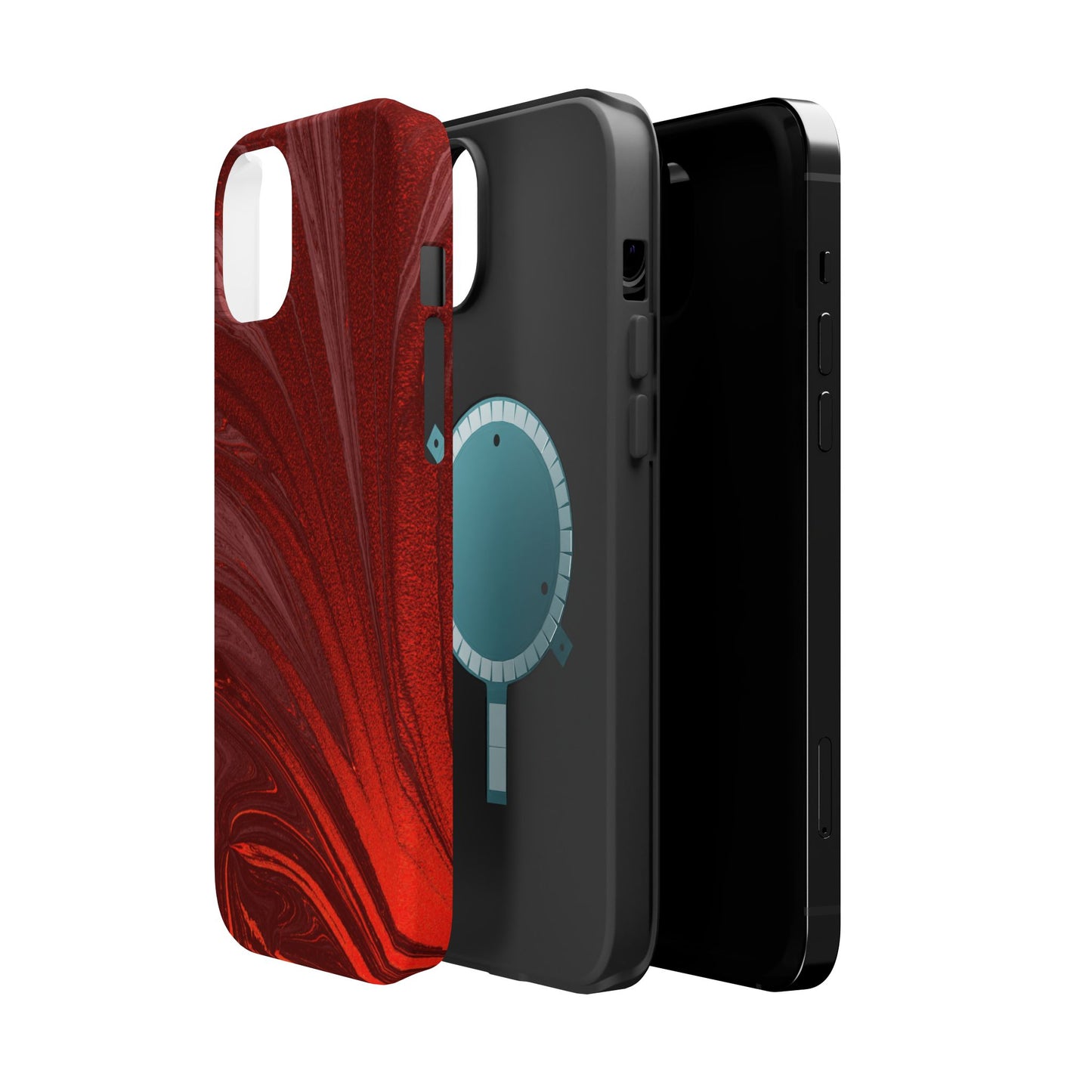 Wireless-Charging Compatible Case – Crimson Current