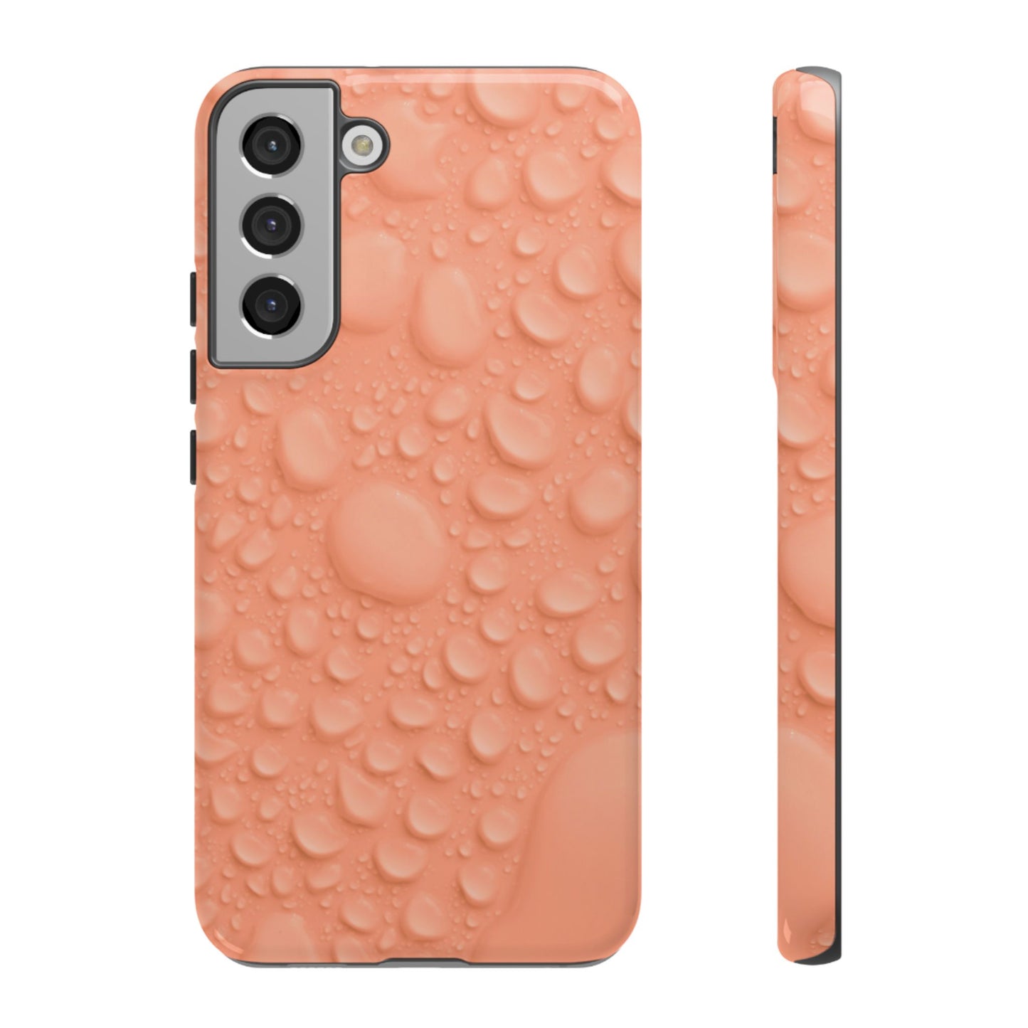 Protective Phone Case – Apricot Rain