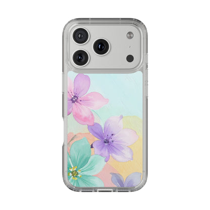 Clear Phone Case – Water Petal