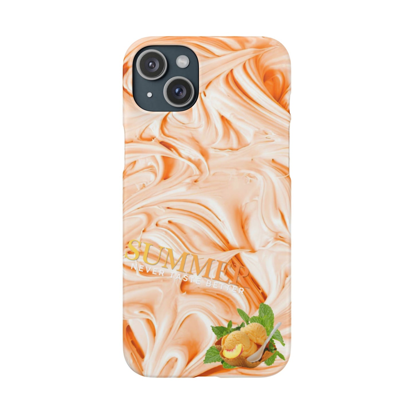 Snap Phone Case – Peach Sorbet