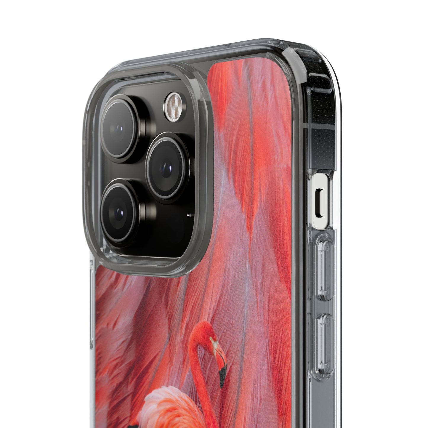 Clear Phone Case – Scarlet Plume