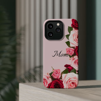 Wireless-Charging Compatible Case – Mom’s Rose Bouquet
