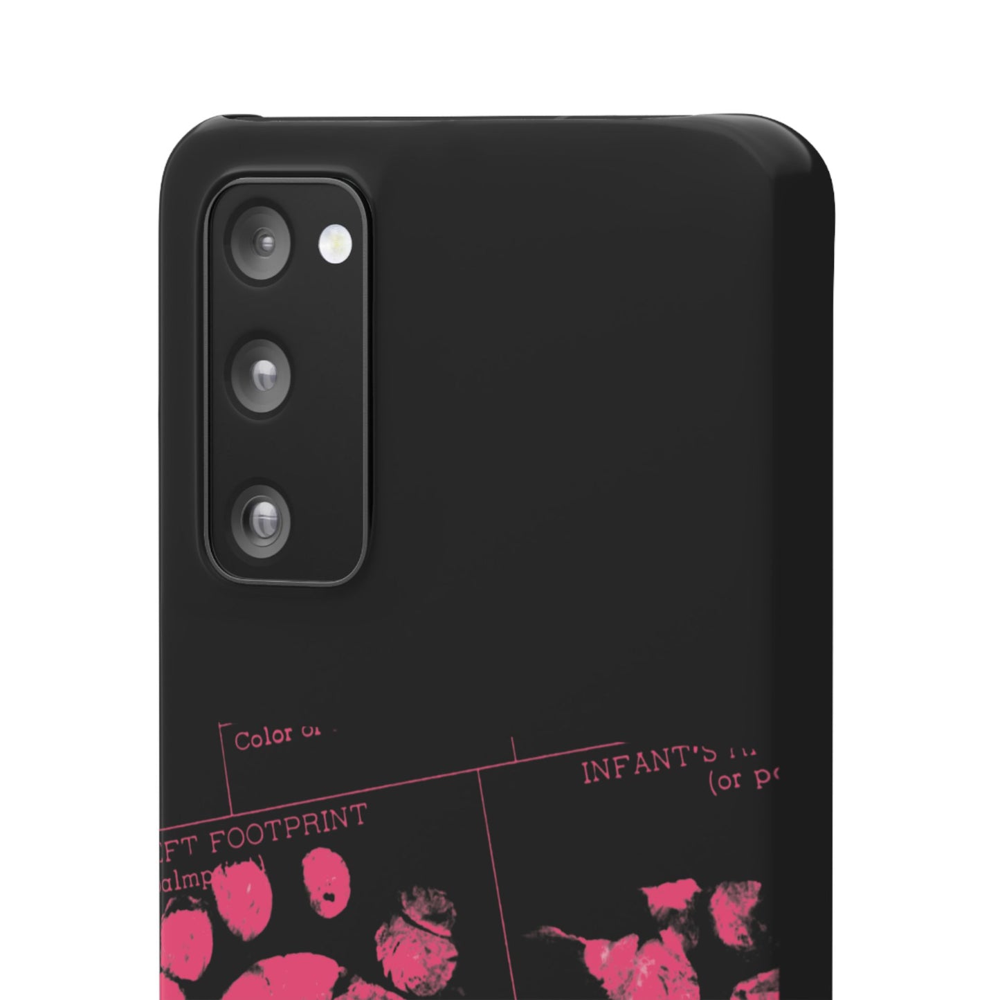 Snap Phone Case – Mom’s Little Pink Footprints