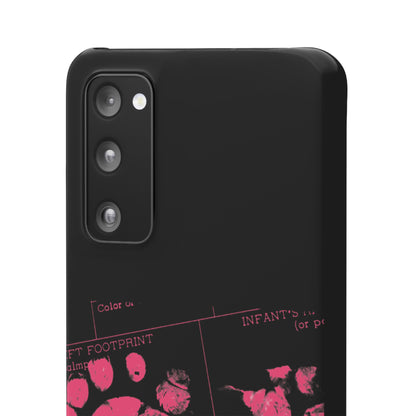 Snap Phone Case – Mom’s Little Pink Footprints