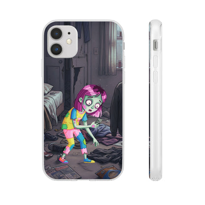 Zombie Girl Phone Case — Cute Creepy Cartoon Phone Cover
